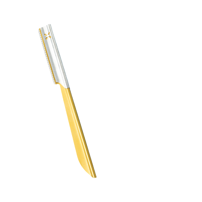 Rasoio per sopracciglia e viso con impugnatura antiscivolo