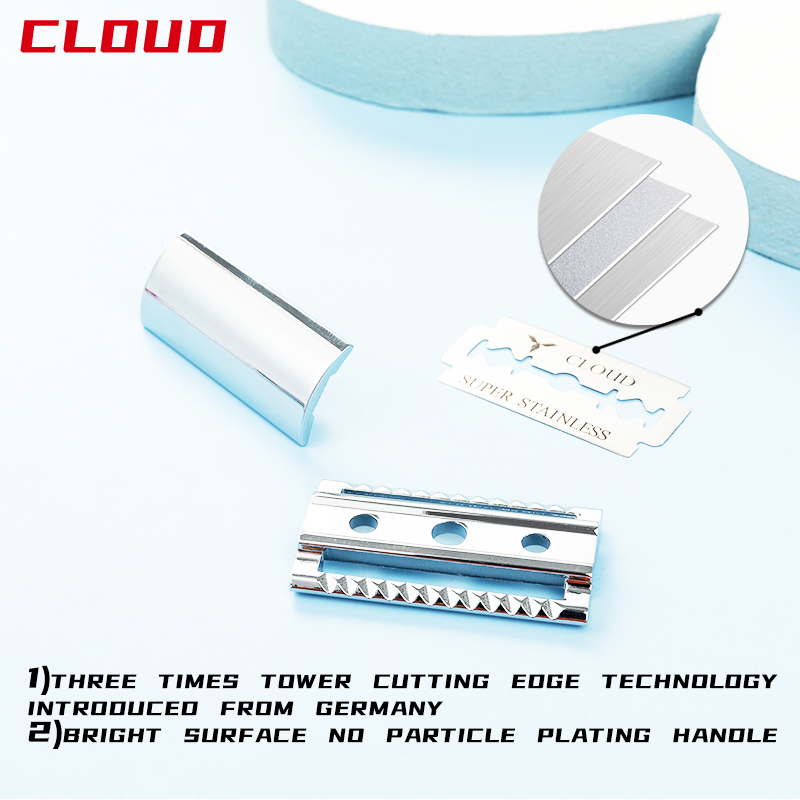 Rasoio multiuso affilato di precisione per tagliare sopracciglia, viso, peli delle gambe e ascelle