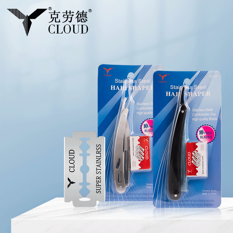 Set di rasoi manuali a 74 lame (manico in plastica ABS/manico in acciaio inossidabile)