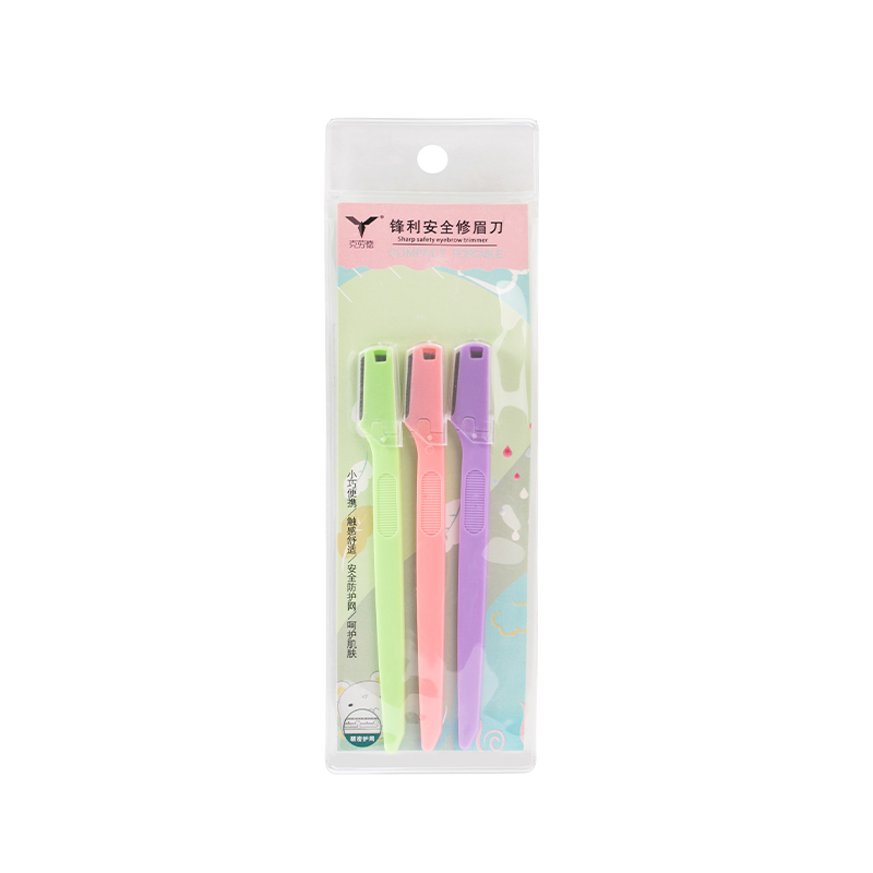 Rasoio multifunzionale per modellare le sopracciglia da donna