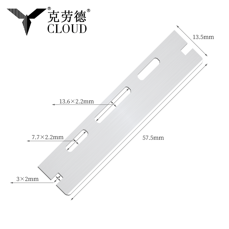 Lame per rasoio ondulato a bordo singolo