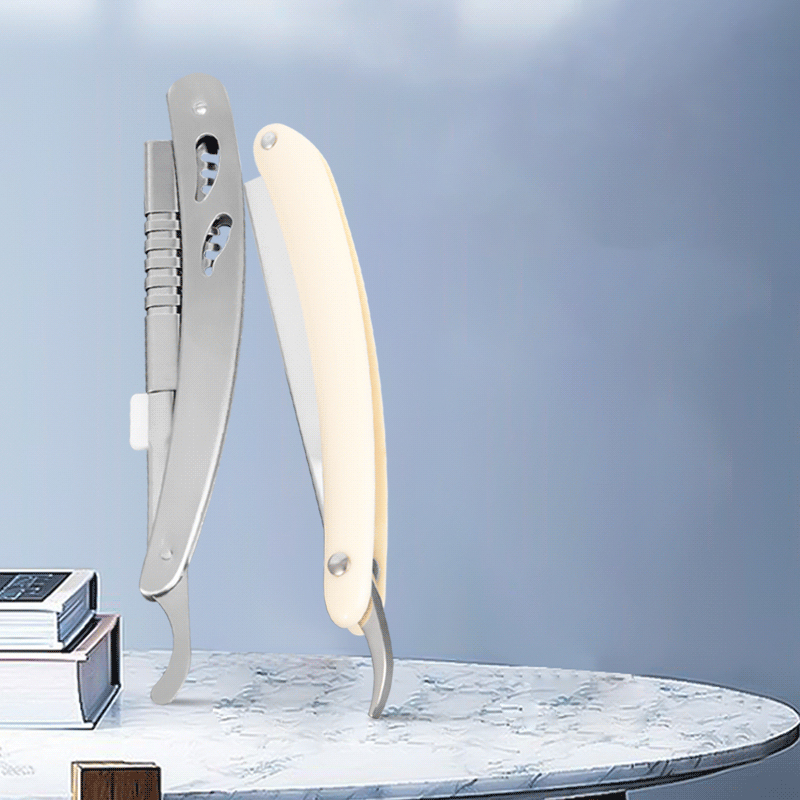 Durevole manico per rasoio ondulato in acciaio inossidabile