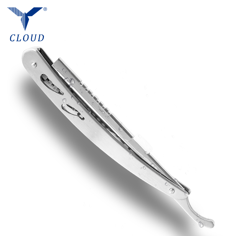 Durevole manico per rasoio ondulato in acciaio inossidabile