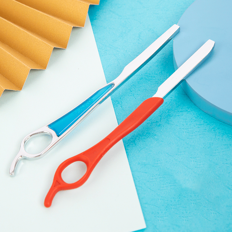 Rasoio per tagliare i capelli Rasoio a mano libera in acciaio inossidabile (manico in plastica)