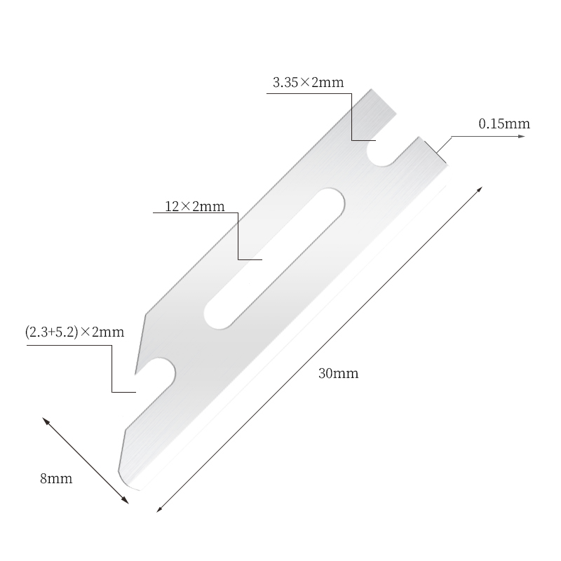 Lame di rasoio modellanti portatili in acciaio inossidabile ultra-lisce