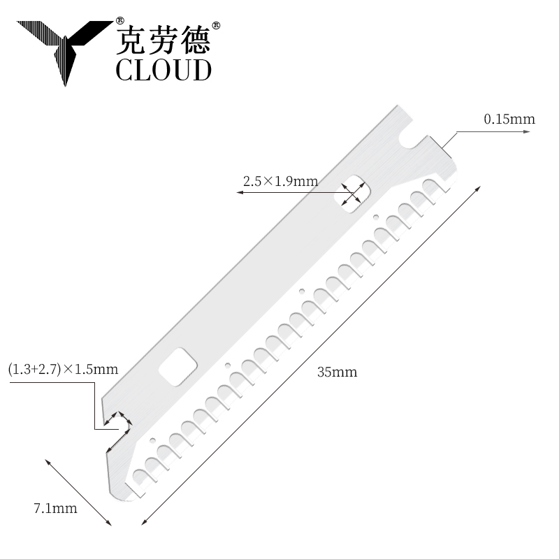 Lame per rasoio per sopracciglia riutilizzabili multiuso in acciaio inossidabile