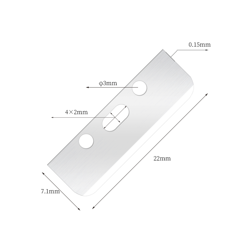 Lama multifunzionale per rimuovere il rasoio per sopracciglia lisce e setose