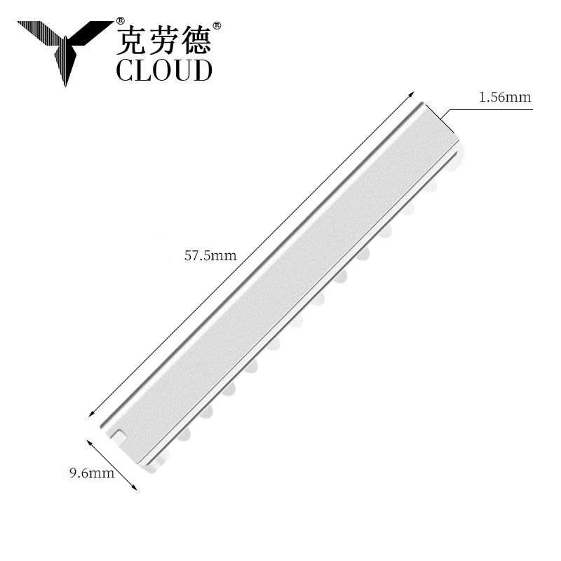 Lame per tagliare i capelli a bordo singolo in acciaio inossidabile