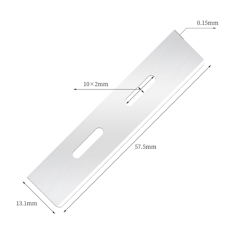Lama per tagliare le sopracciglia riutilizzabile e durevole in acciaio inossidabile